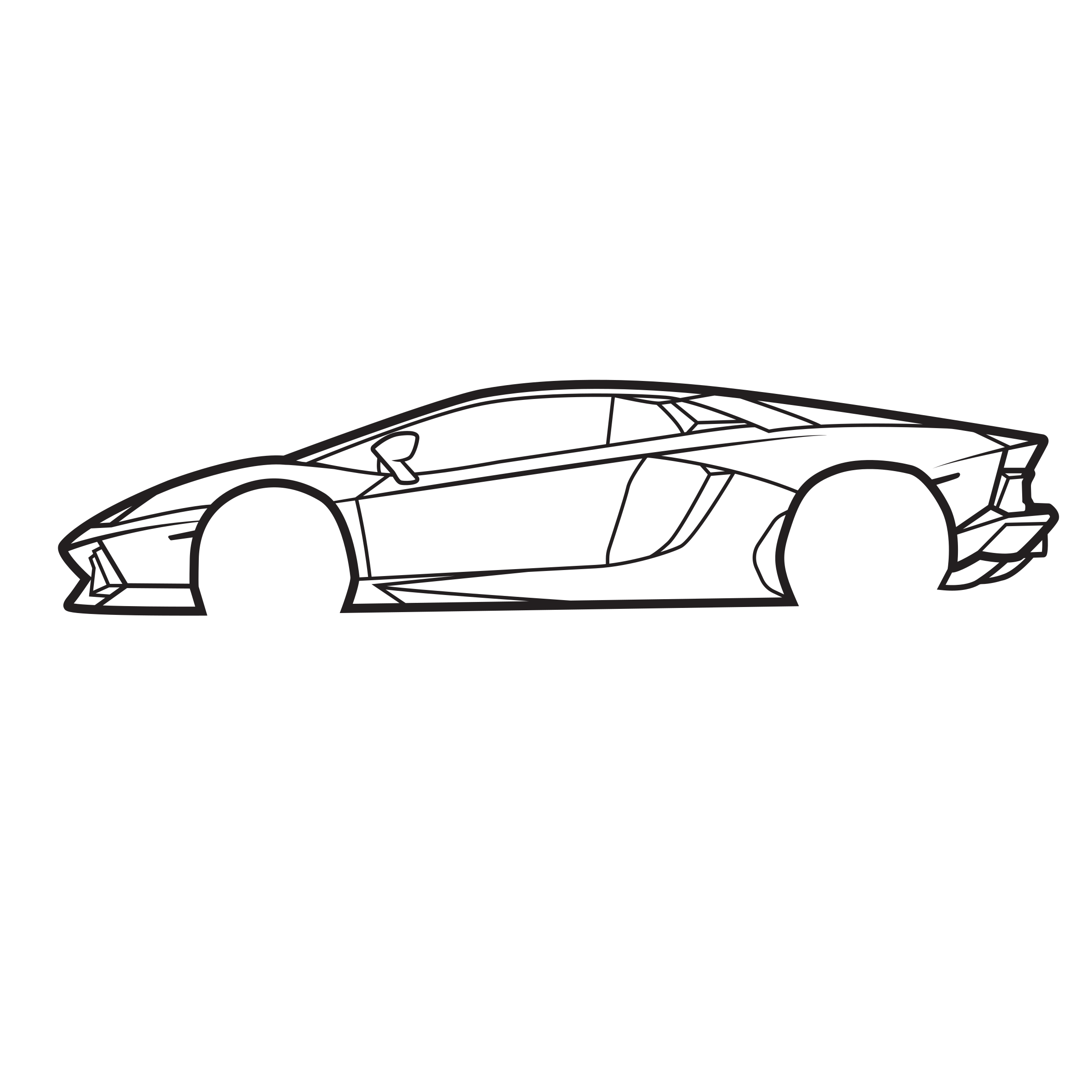 auta z cieniem_lamborghini